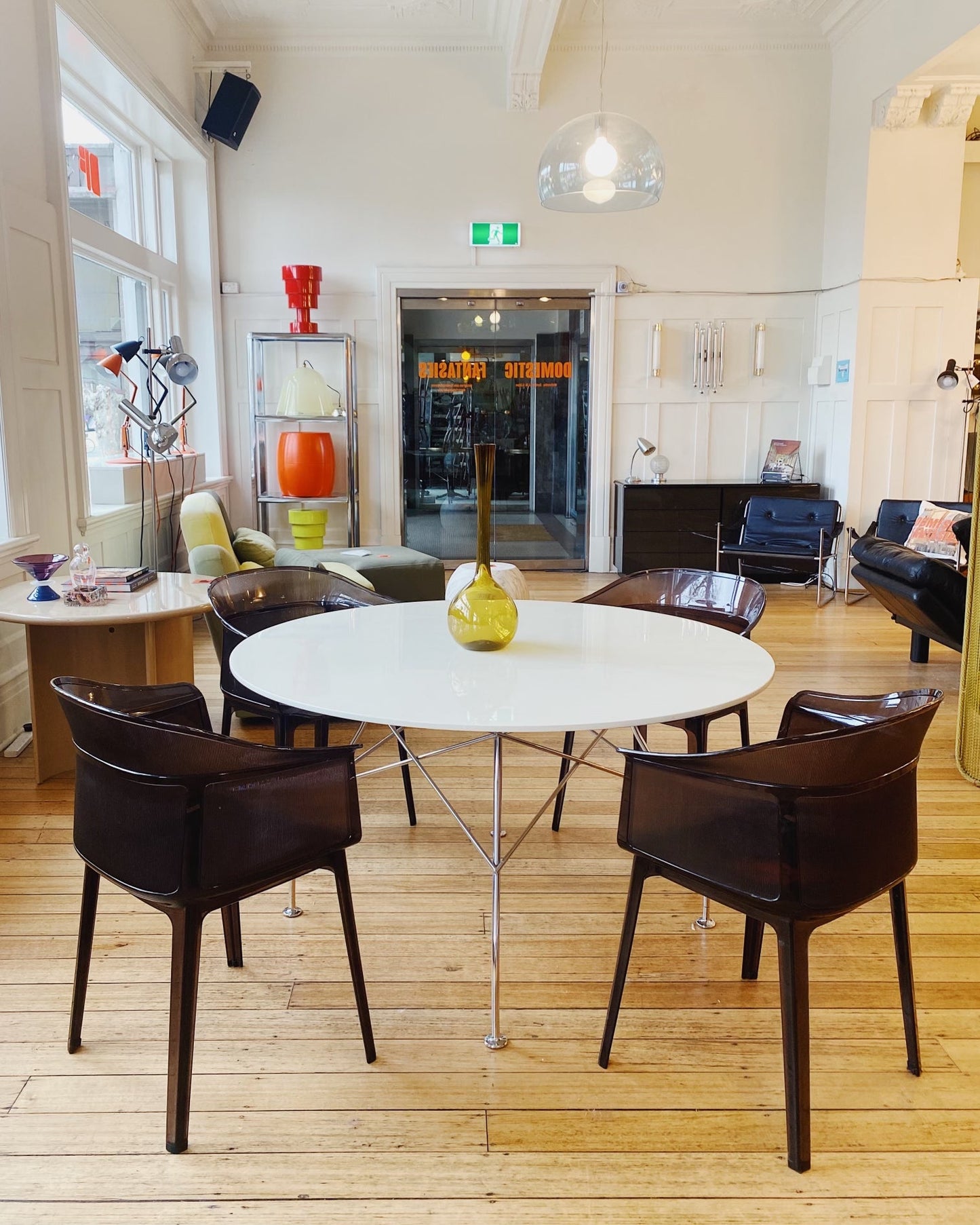 KARTELL / Papyrus Chairs in Transparent Chocolate Designed by Ronan & Erwan Bouroullec