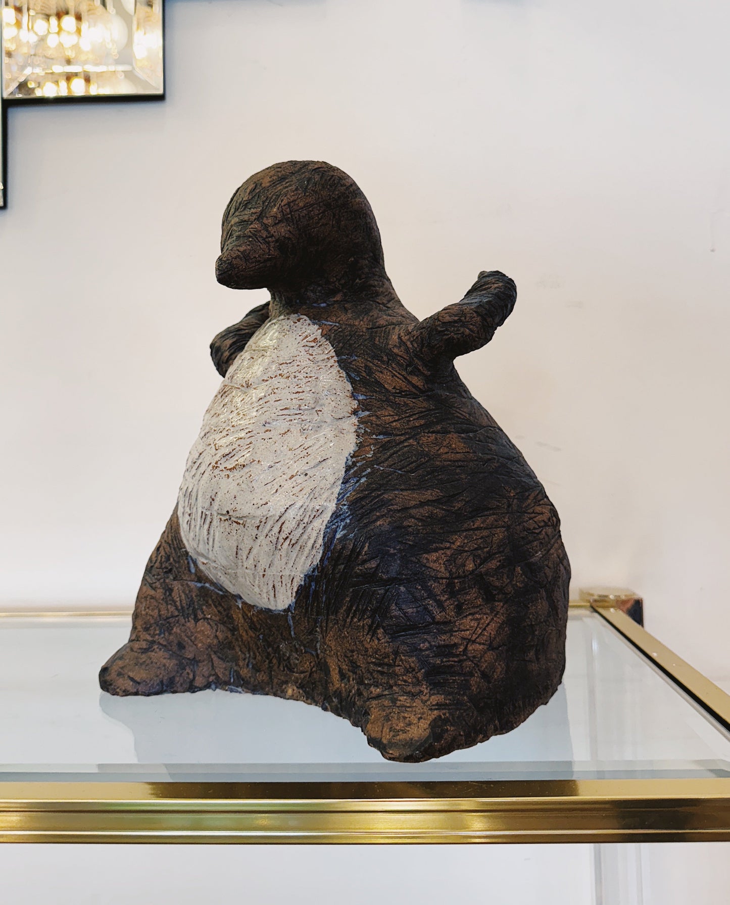 1970s / Earthenware Penguin Sculpture