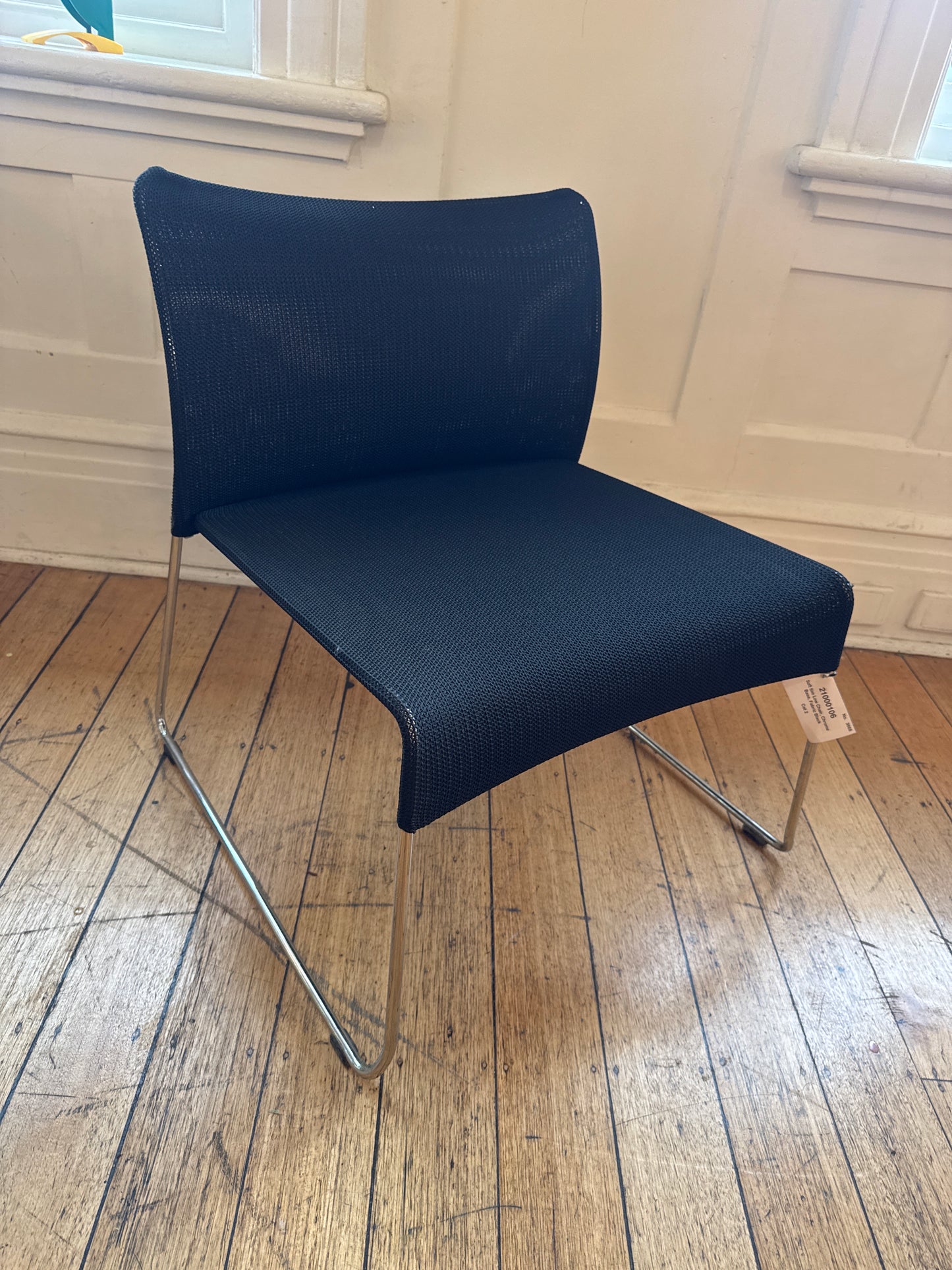 VITRA TAKEOVER / Sim Stacking Chair by Jasper Morrison, 1999 - Black Mesh
