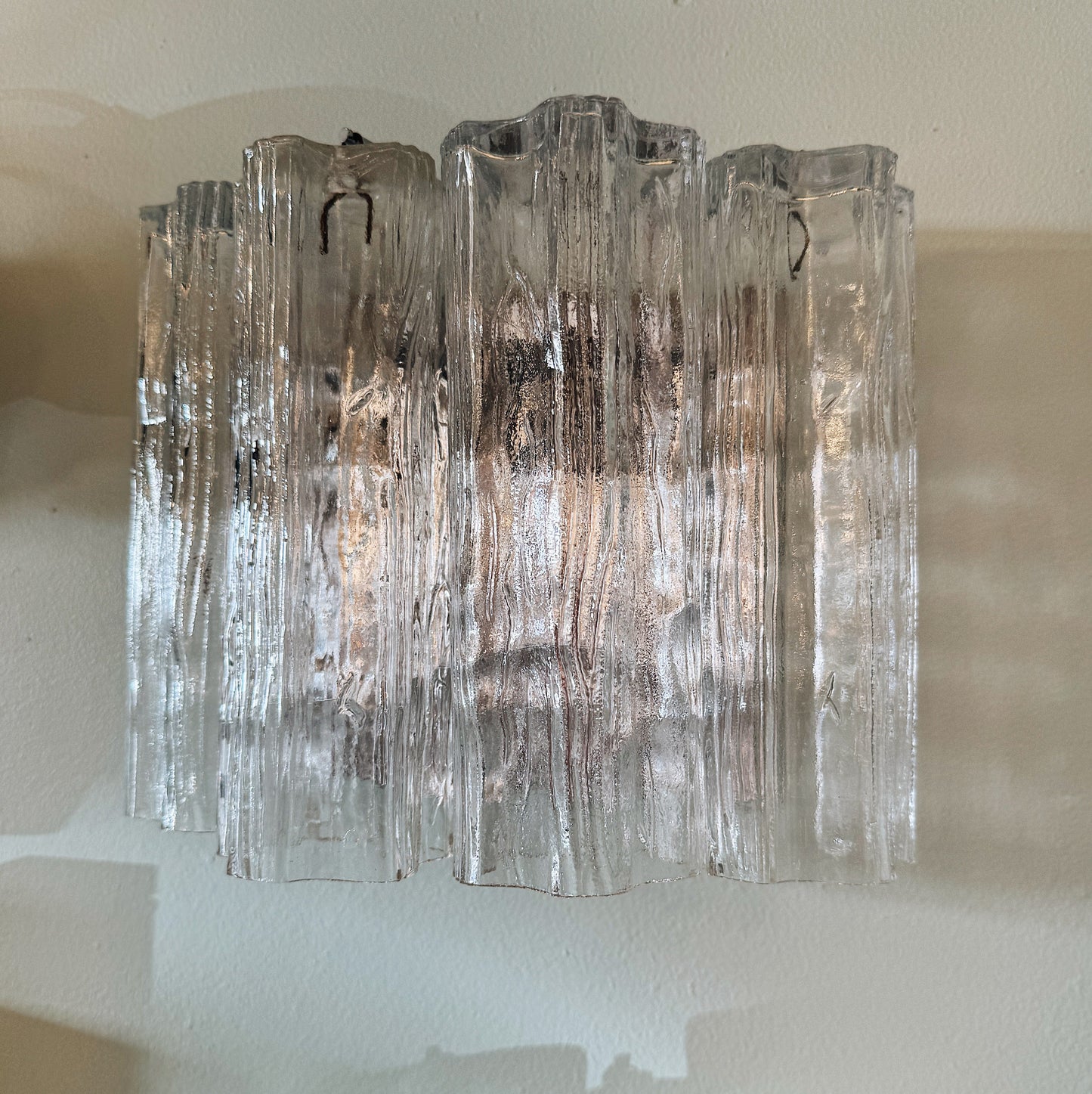 VINTAGE / Mini Murano Tronchi Sconce