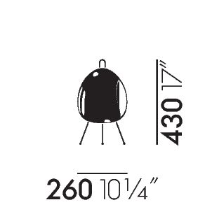 AKARI / 1AG Table Light by Isamu Noguchi