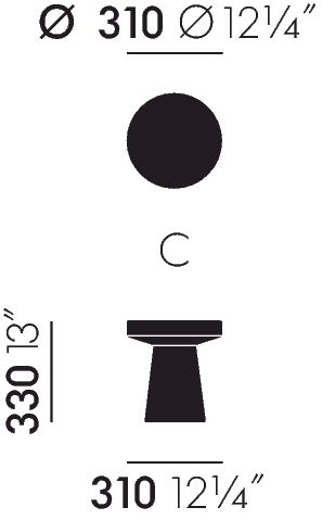 VITRA / Cork Family Stool By Jasper Morrison, 2004 - Model C