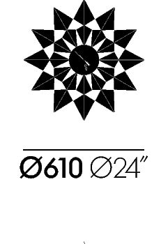 VITRA / Flock of Butterflies Clock by George Nelson, 1965