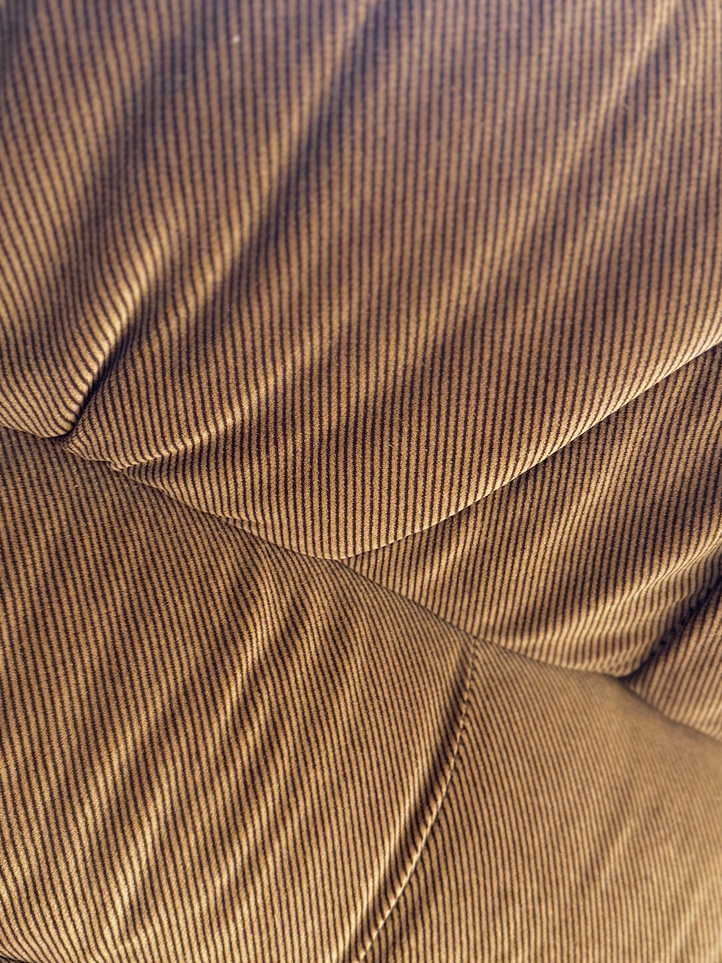 VINTAGE / Three Seater Velour Sofa