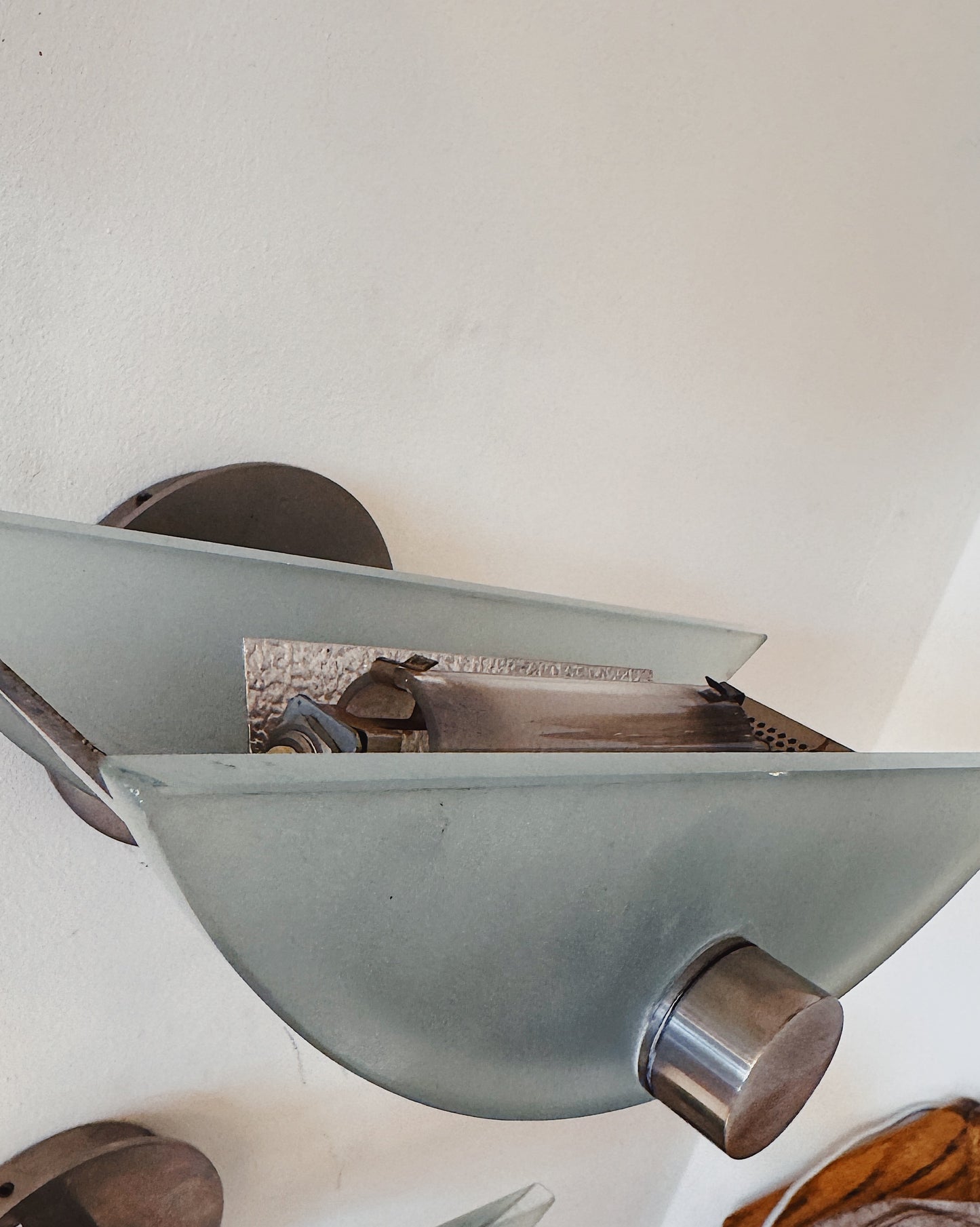 POST MODERN / 1980s Wall lights by Pierre Lallemand