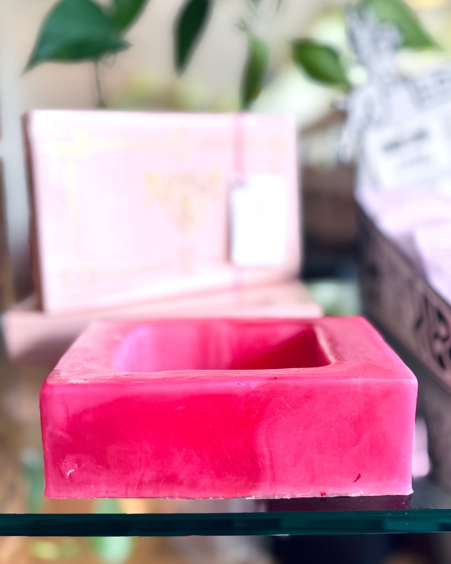 PRIMARY RESINWERKS / House Made Ikebana Vessel - Candy Pink