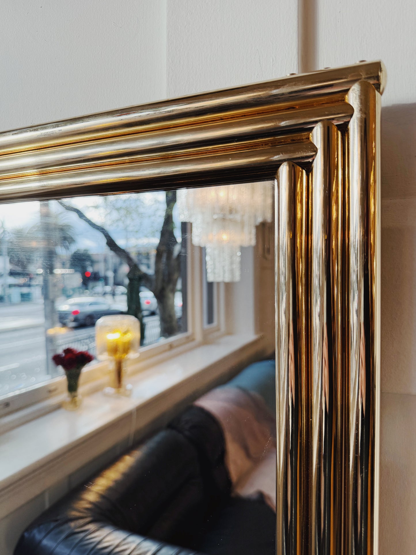 VINTAGE / Italian Gold Frame Mirror