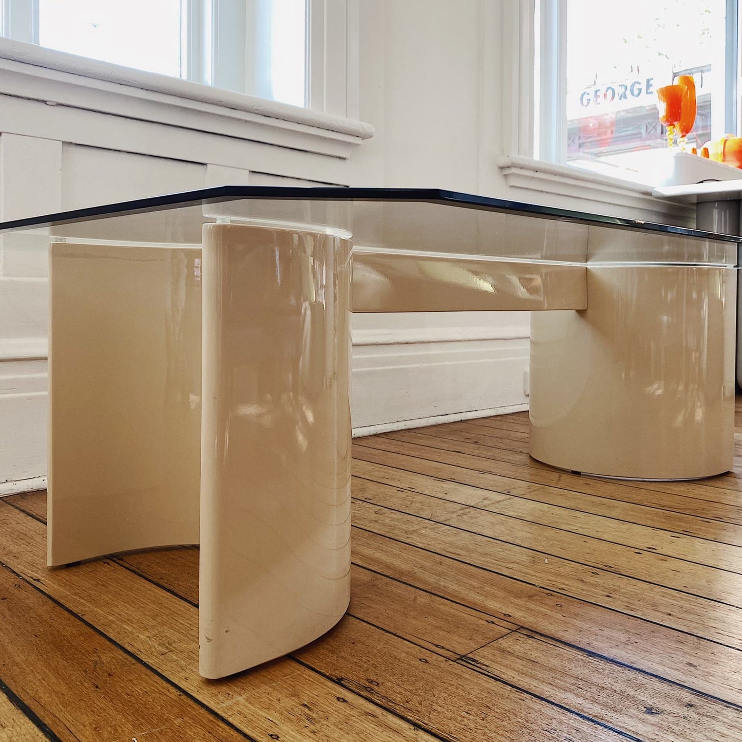 EMU Italy / Custom Post Modern Wishbone Coffee Table