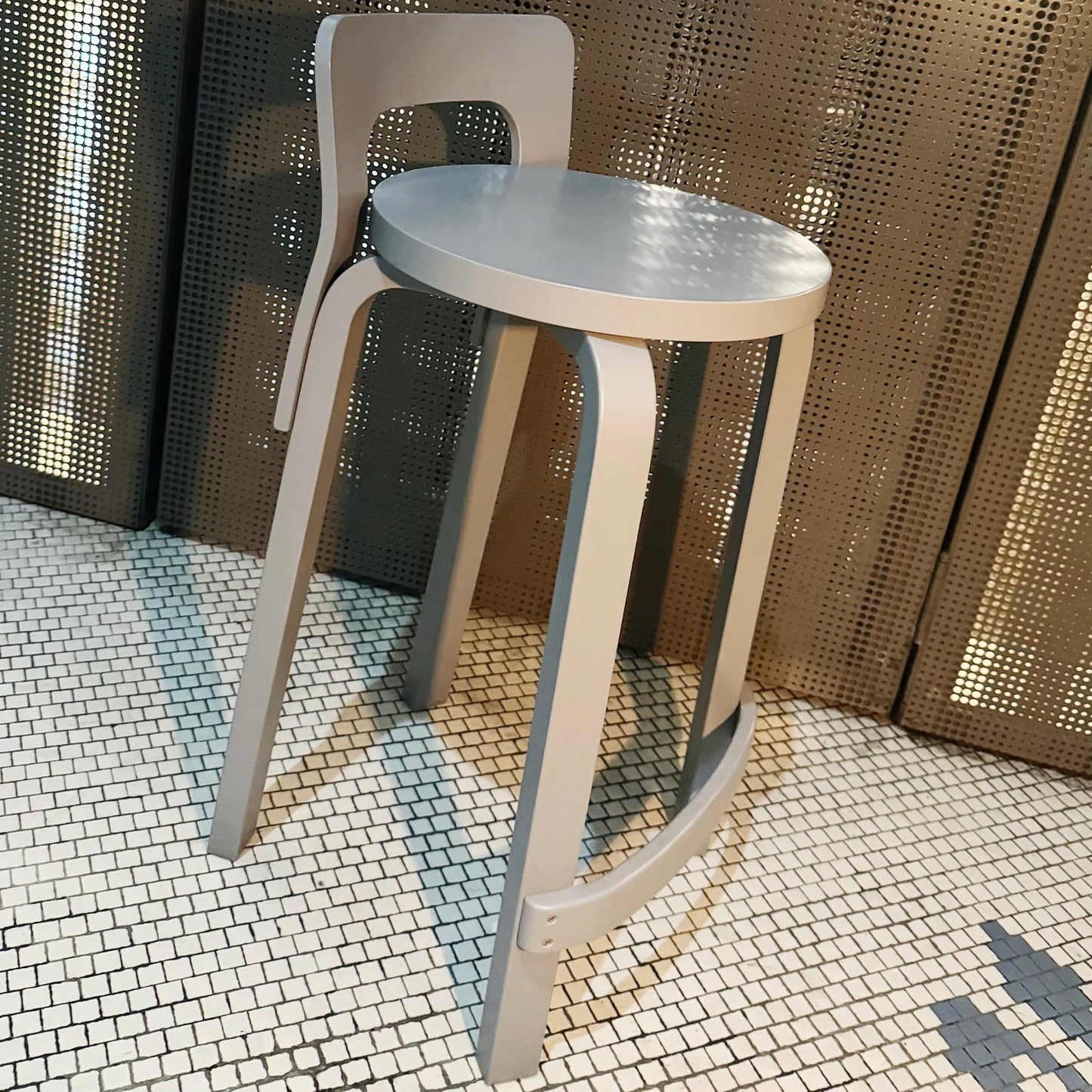 ARTEK / Aalto Grey High Chair K65