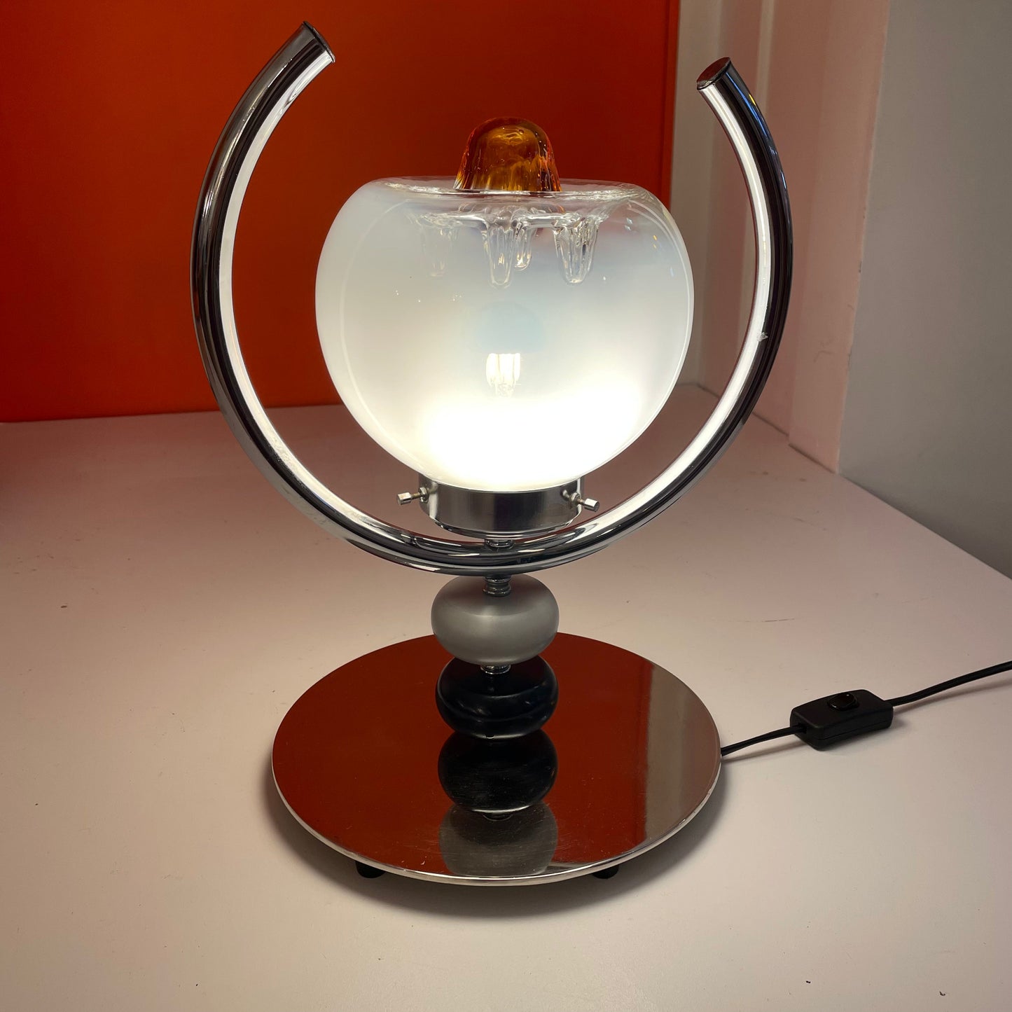FANTASY #296 / Vintage Space Age Mazzega Murano Lamps