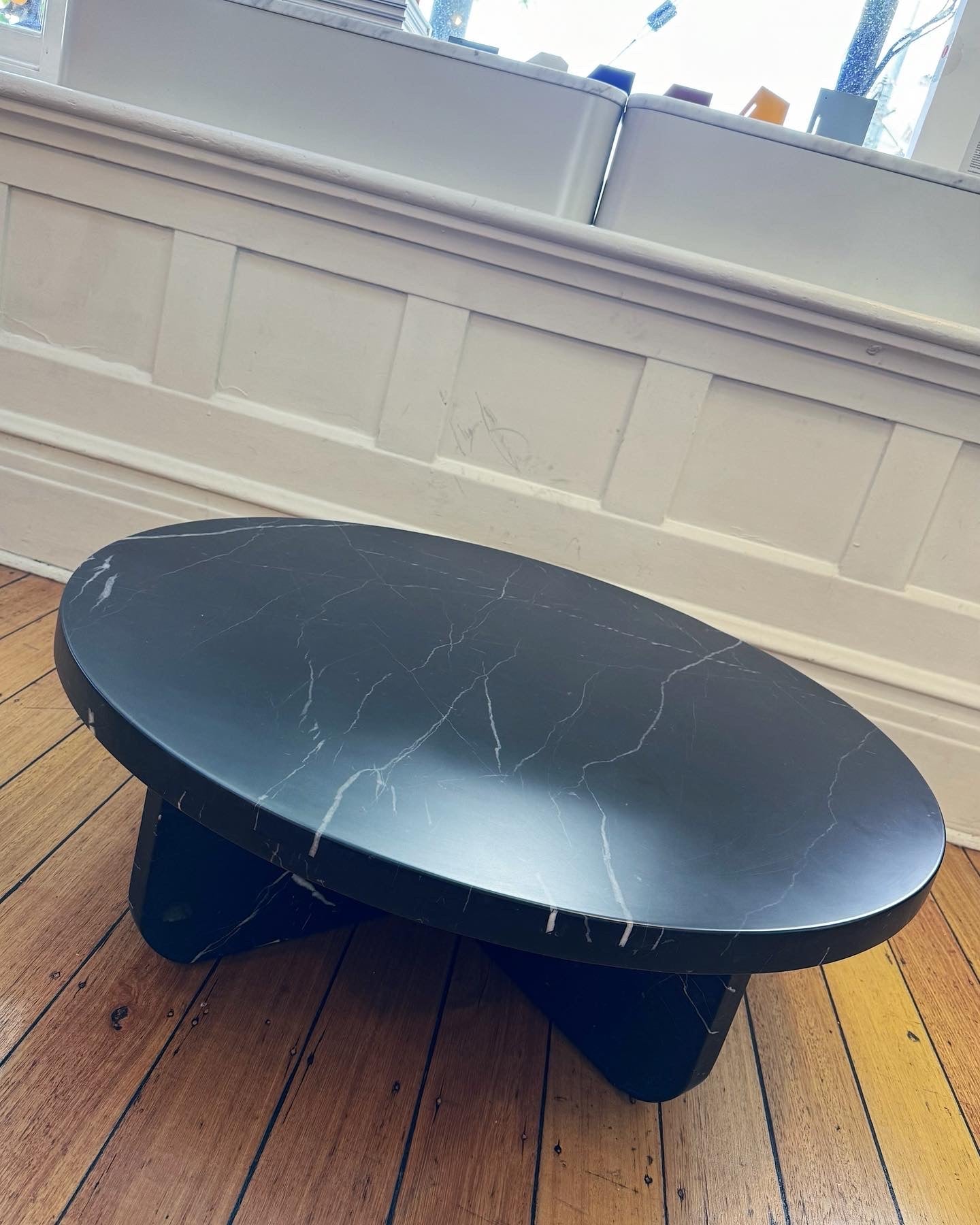 VINTAGE / Lowline Italian Dark Marble Coffee Table