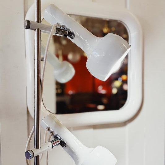 OSLO AUSTRALIA / Dual Head Floor Lamp - White