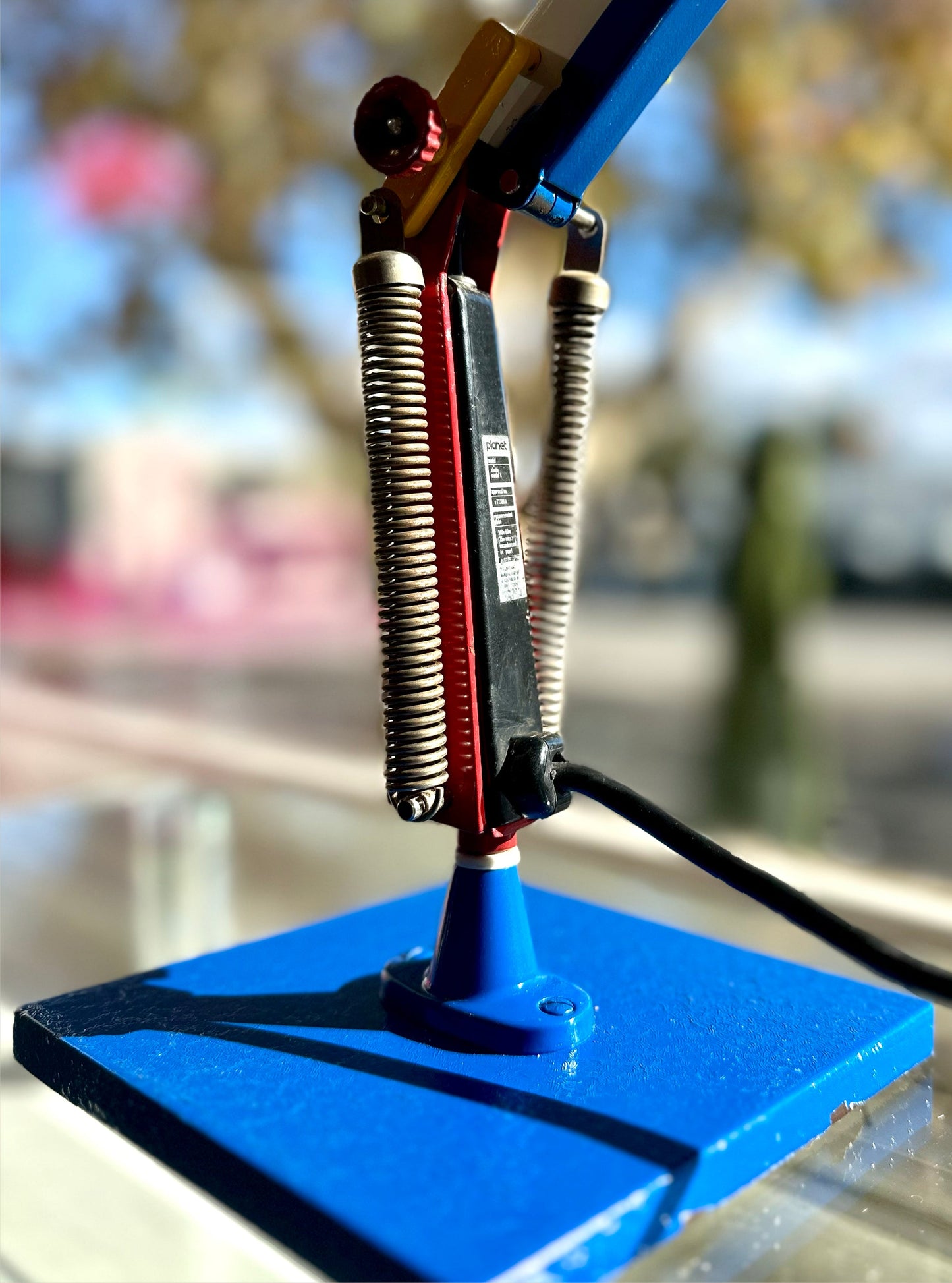 PLANET / Vintage Studio K Desk Lamp w/custom multicolour paintwork