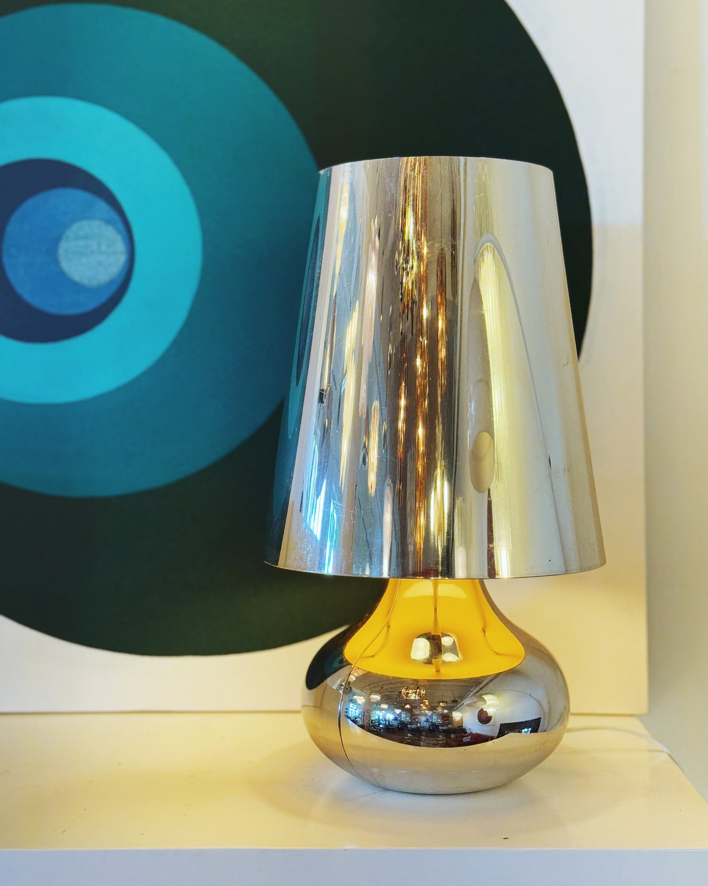 KARTELL / Metallic Light Gold Cindy Lamp by Ferruccio Laviani