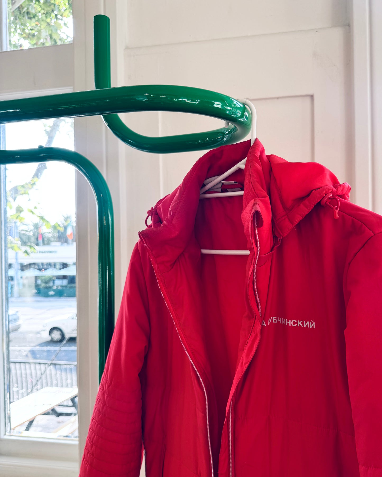 ZCW / Tubular X-Tall Coat Stand - Green
