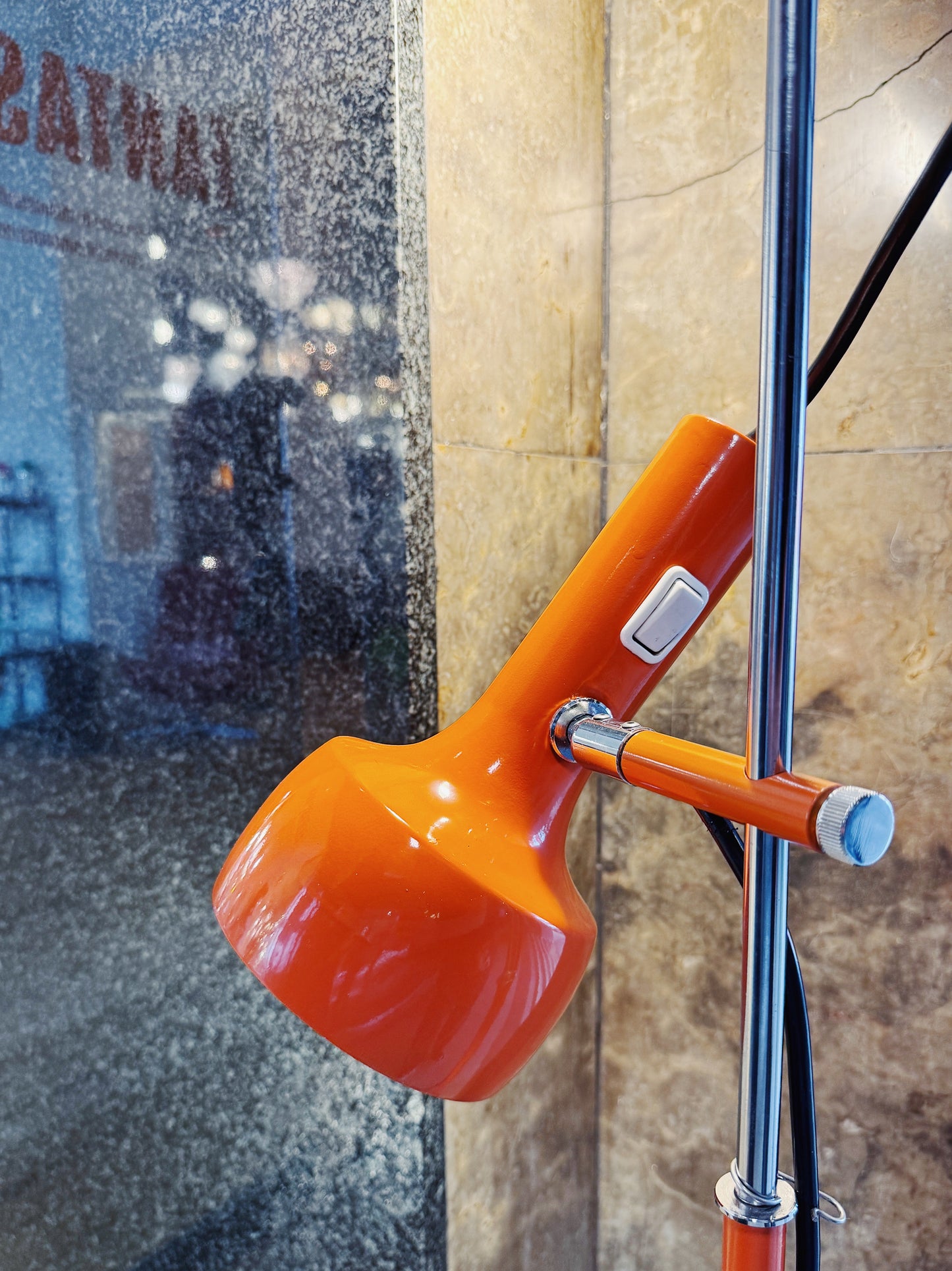 OSLO AUSTRALIA / Dual Head Floor Lamp - Orange