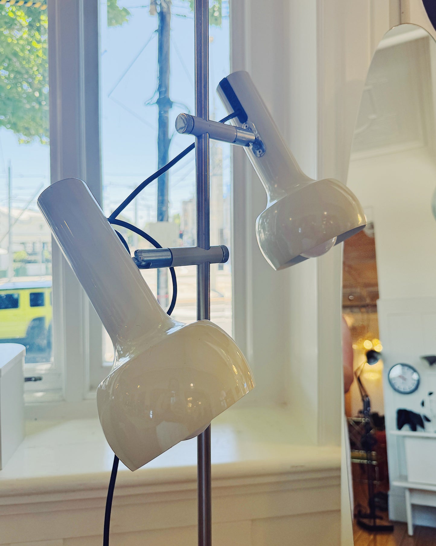 OSLO AUSTRALIA / Dual Head Floor Lamp - Cream