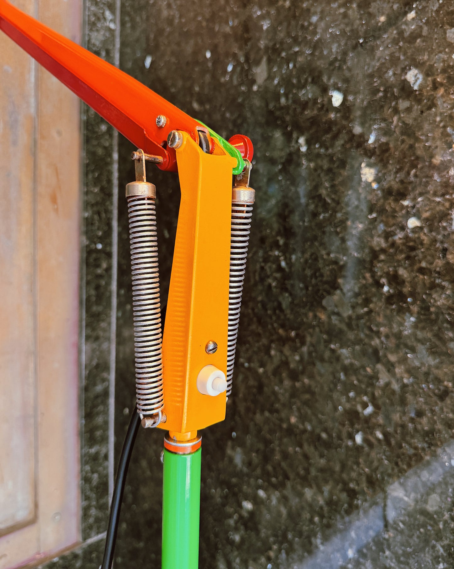 PLANET / Vintage Studio K Floor Lamp w/custom Multicolour Paintwork