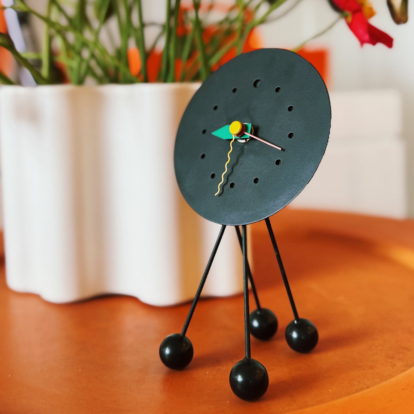 POST MODERN / 1980s Shohei Mihara desk clock by Wakita, JAPAN