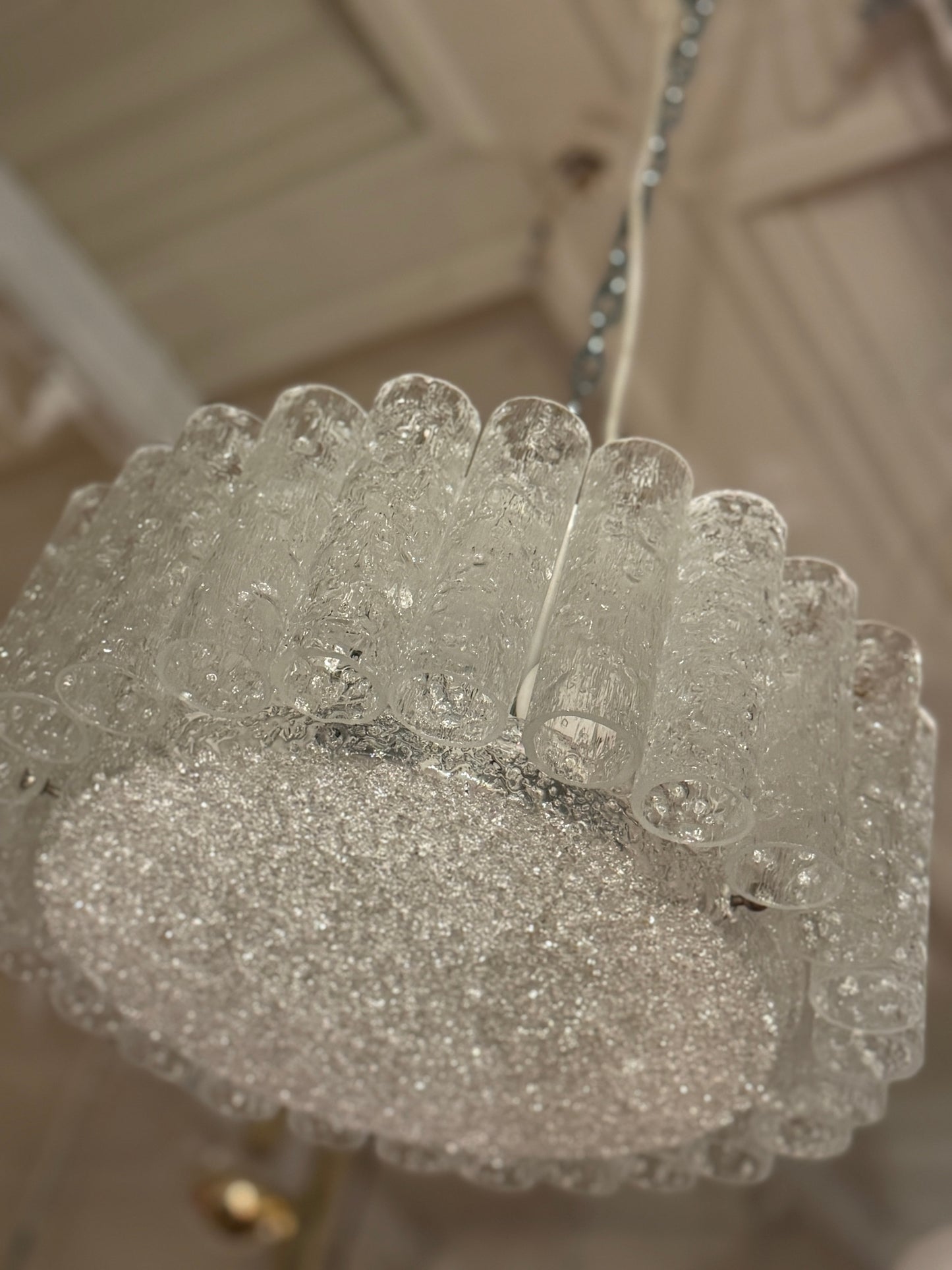 DORIA LEUCHTEN / German 1960s Chandelier