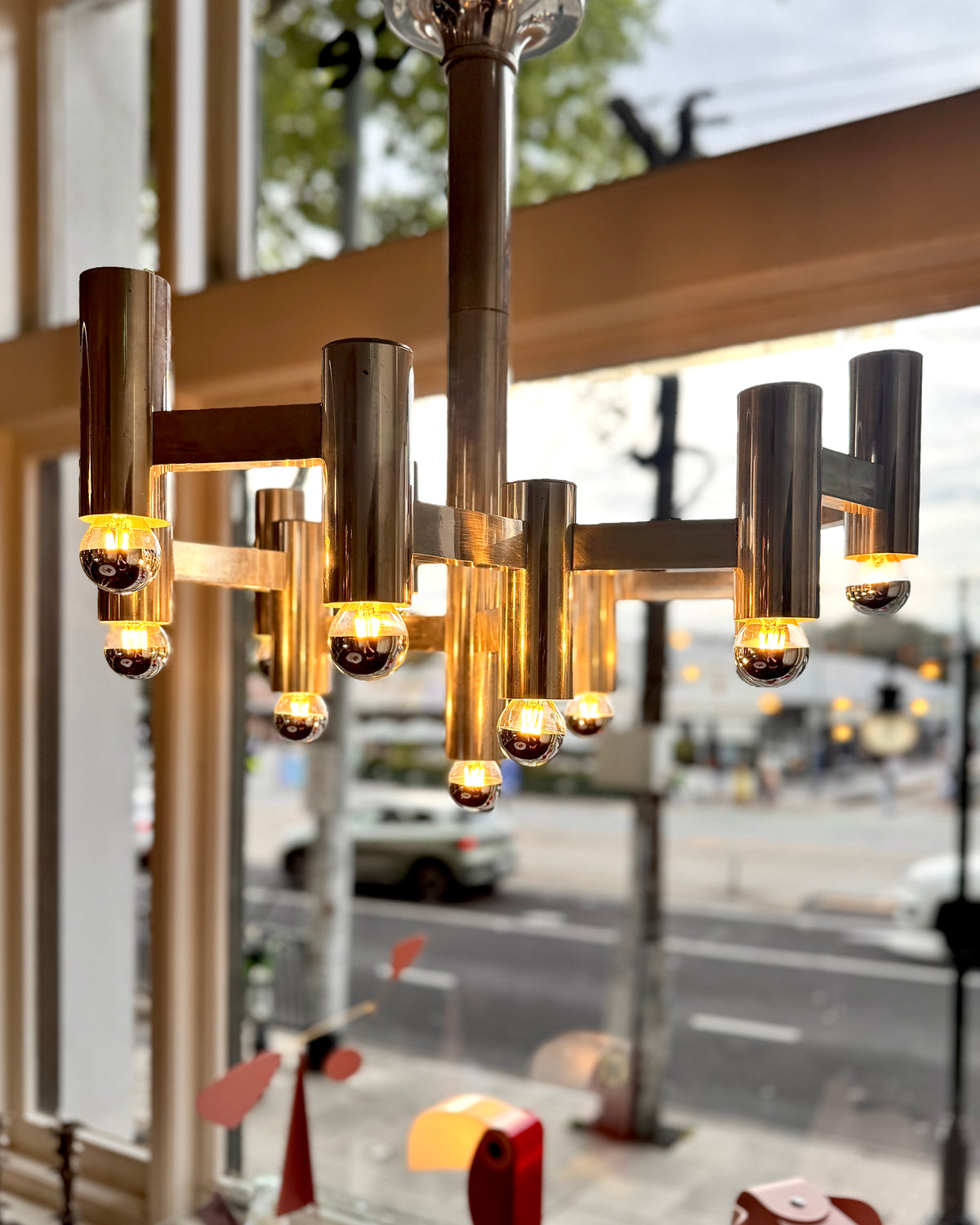 VINTAGE / Gaetano Sciolari Candelabra Chandelier