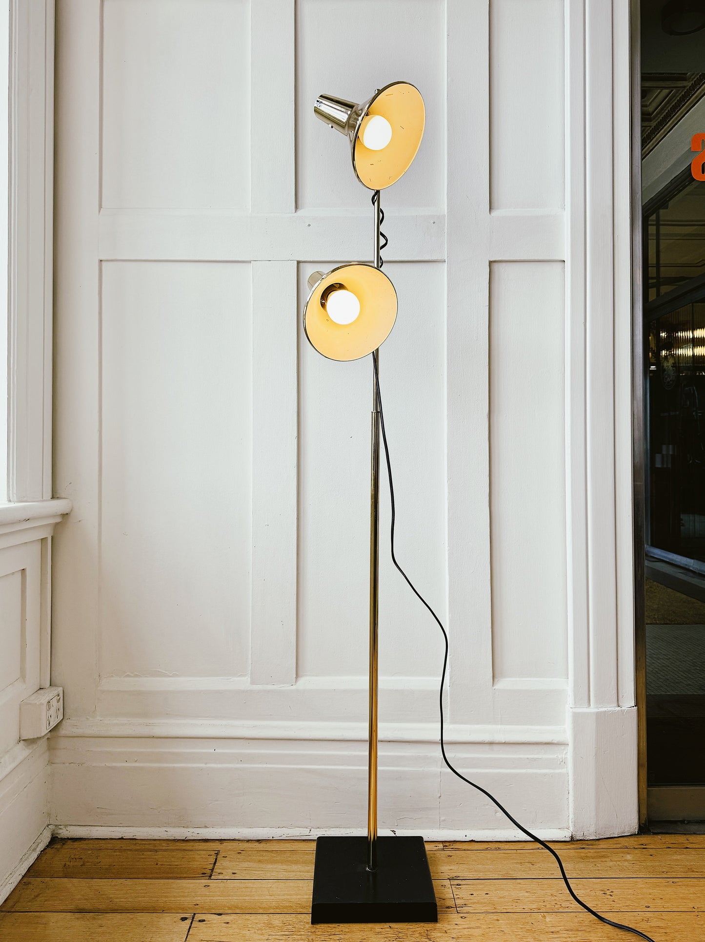 PLANET / Golden Model P Twin Spot Floor Lamp