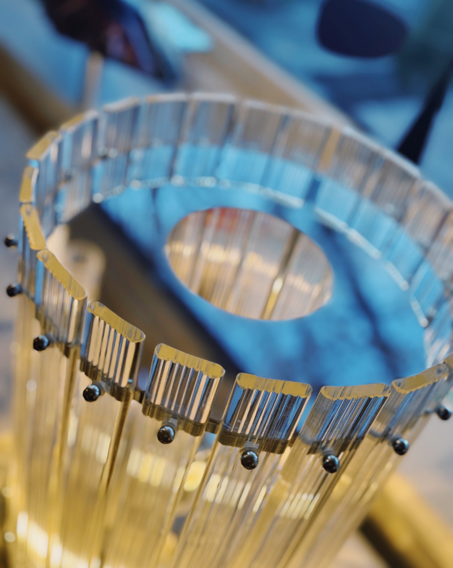 VENINI / Nastri Crystal Glass Table Lamp