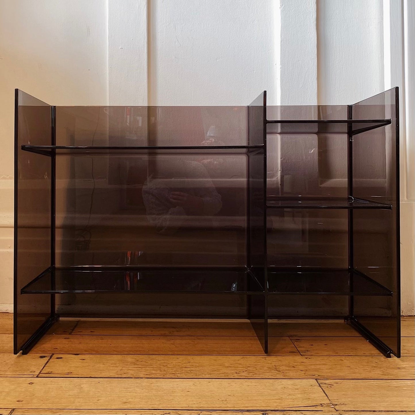 KARTELL / Transparent Smoke Sound Rack Storage Unit by Ludovica + Roberto Palomba