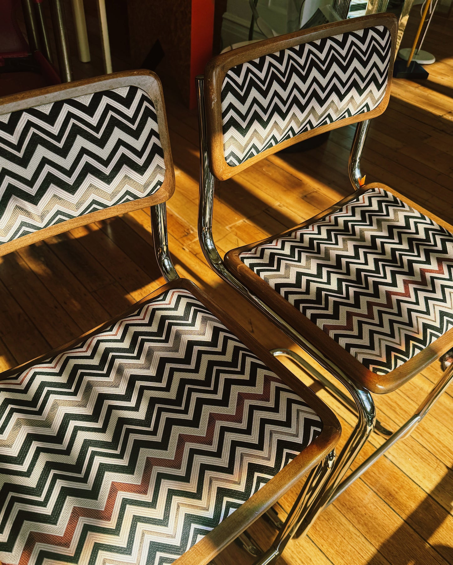 CESCA X MISSONI / Missoni Home Upholstered Bar Stool