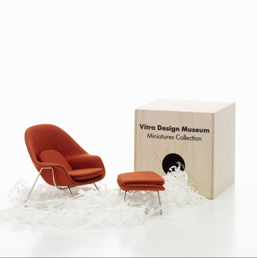 VITRA / Miniatures Collection -  Womb Chair & Ottoman