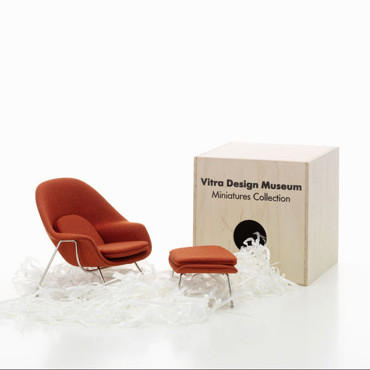 VITRA / Miniatures Collection -  Womb Chair & Ottoman
