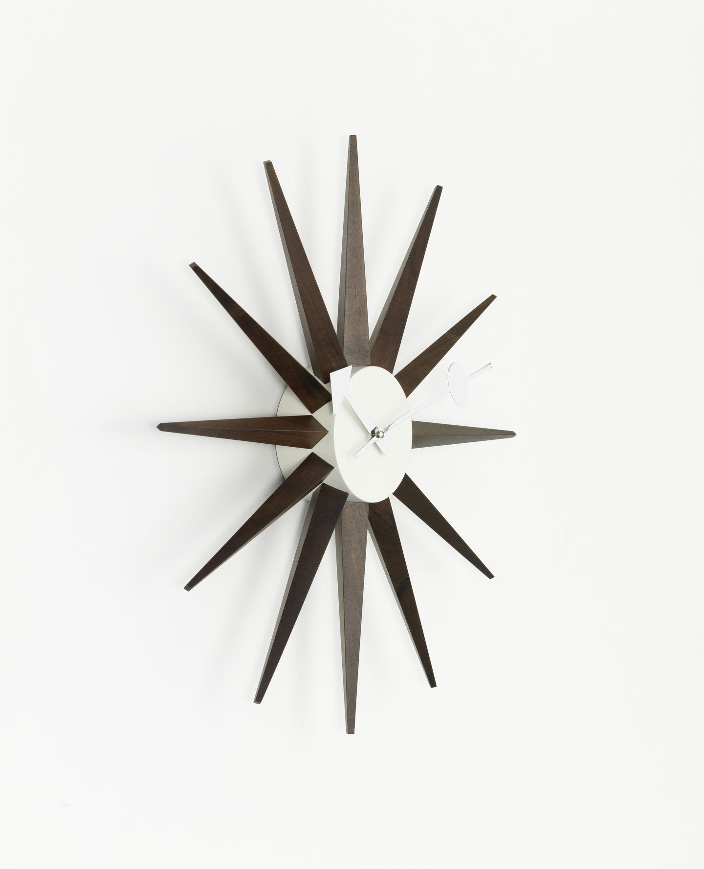 VITRA / Sunburst Clock by George Nelson - Walnut