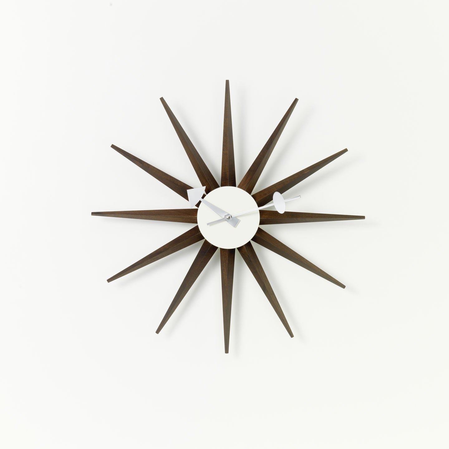 VITRA / Sunburst Clock by George Nelson - Walnut