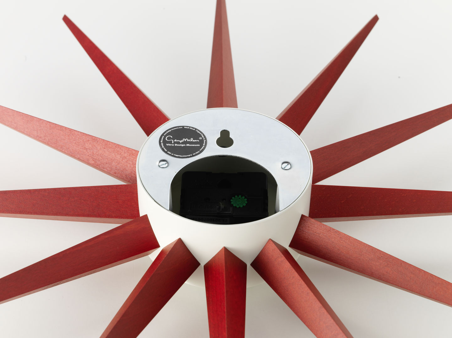 VITRA / Sunburst Clock by George Nelson - Red