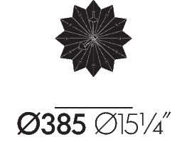 VITRA / Fan Clock by George Nelson, c1950s