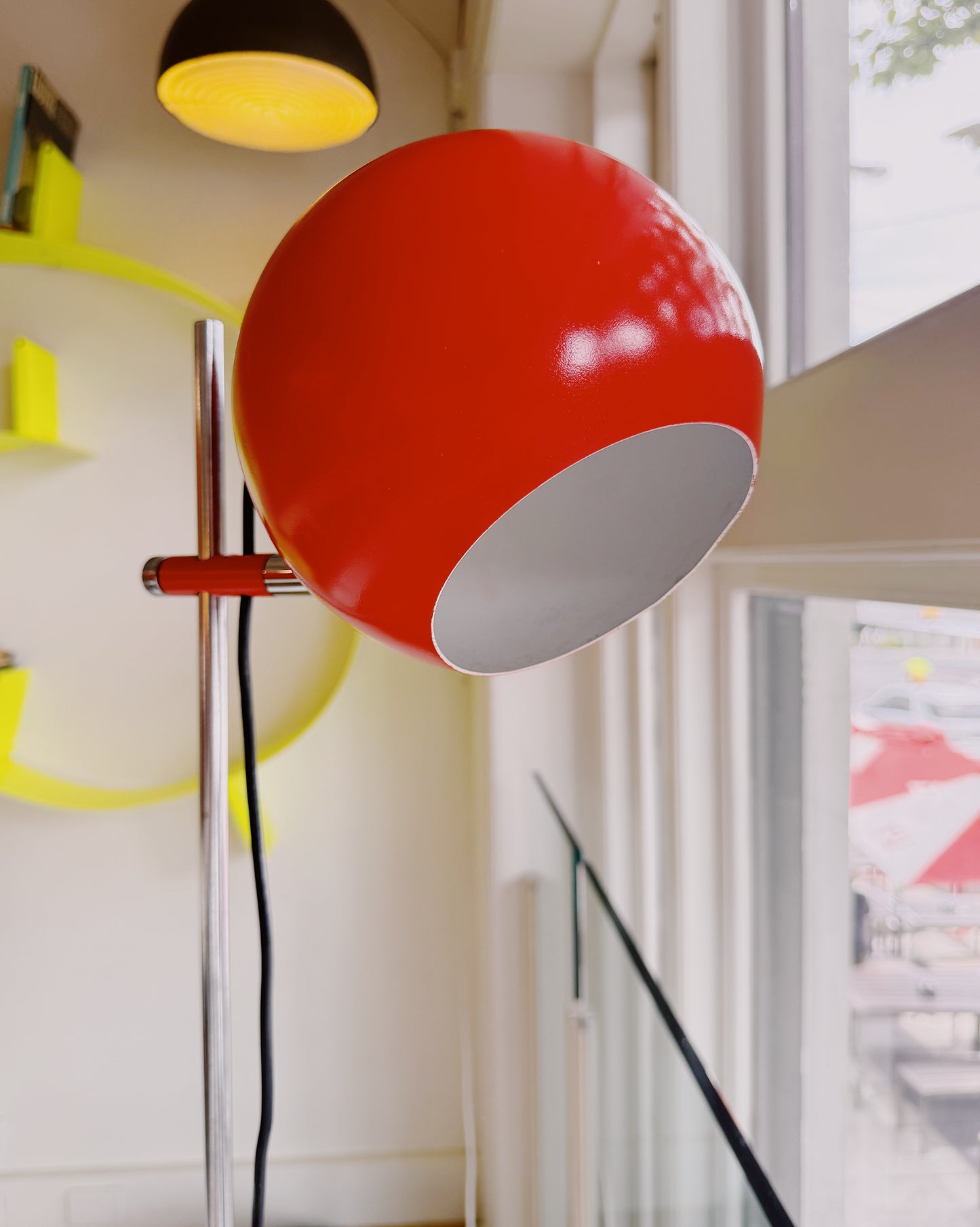 OSLO AUSTRALIA / Vintage Eyeball Desk Lamp - Orange