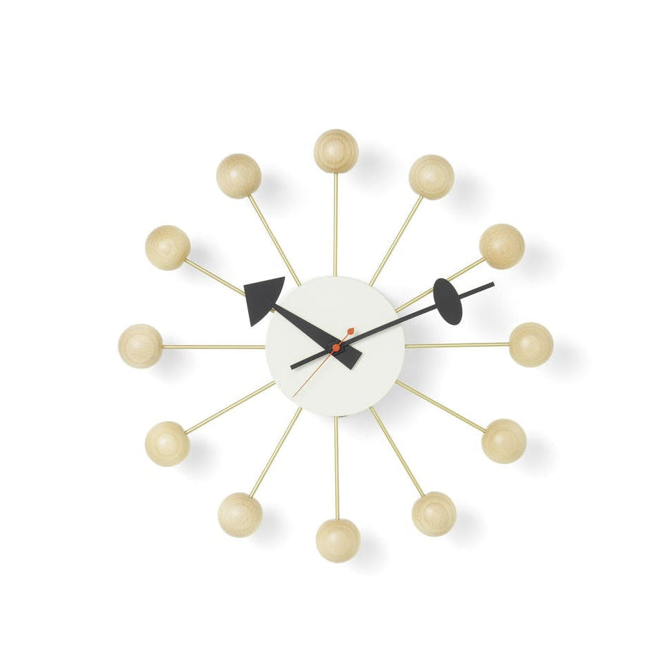 VITRA / Ball Clock by George Nelson  - Natural