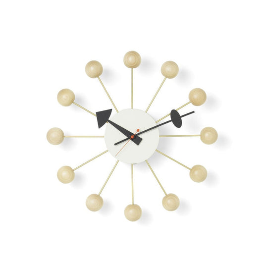 VITRA / Ball Clock by George Nelson  - Natural