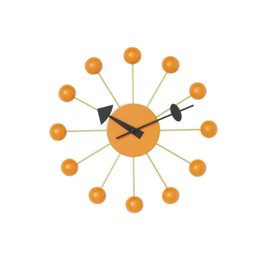 VITRA / Ball Clock by George Nelson  - Orange