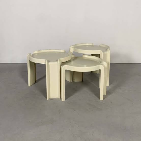 KARTELL / 1970s Nesting Tables by Giotto Stoppino