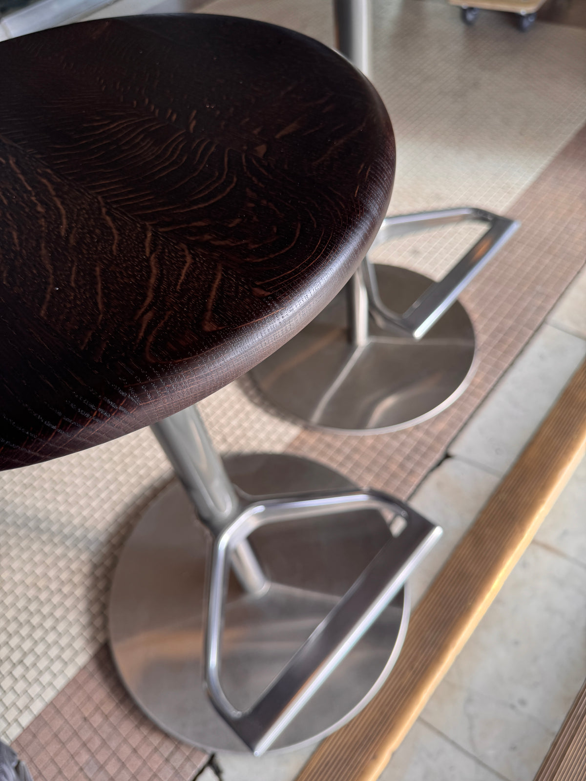 VITRA TAKEOVER / Zeb Stool Edward Barber & Jay Osger, 2014 - Leather Black