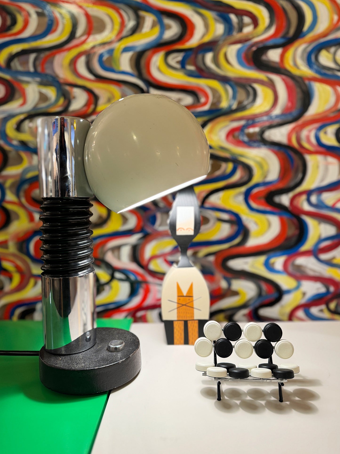 VINTAGE / Italian Gooseneck Table Lamp