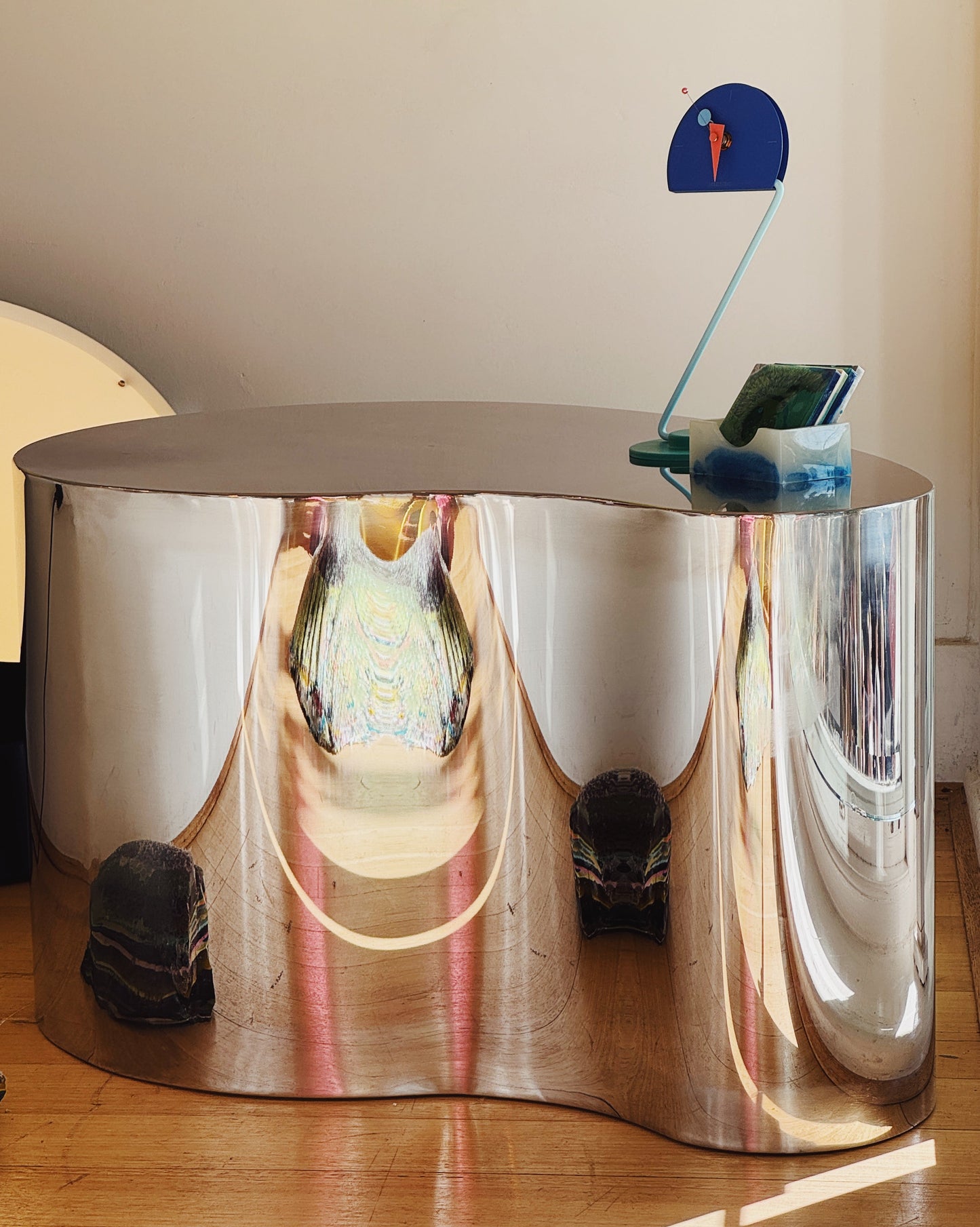 CROMO / Mirror Drum Coffee Table