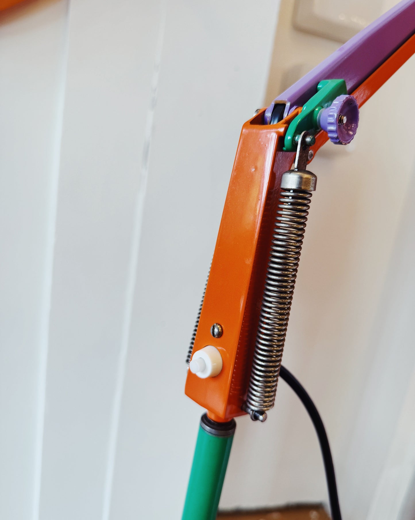 PLANET / Vintage Studio K Floor Lamp w/custom Secondary Multicolour Paintwork