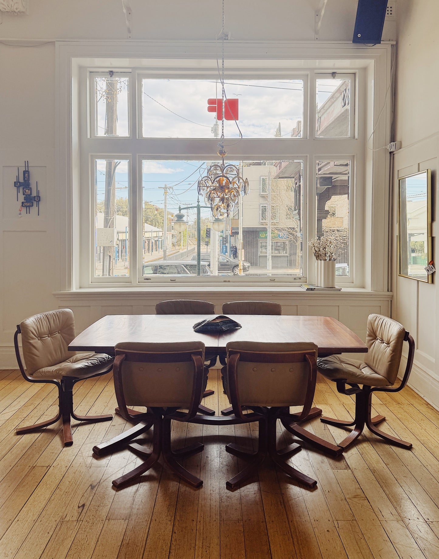 JOE RUFENACHT / 1970s Danish Deluxe Dining Setting