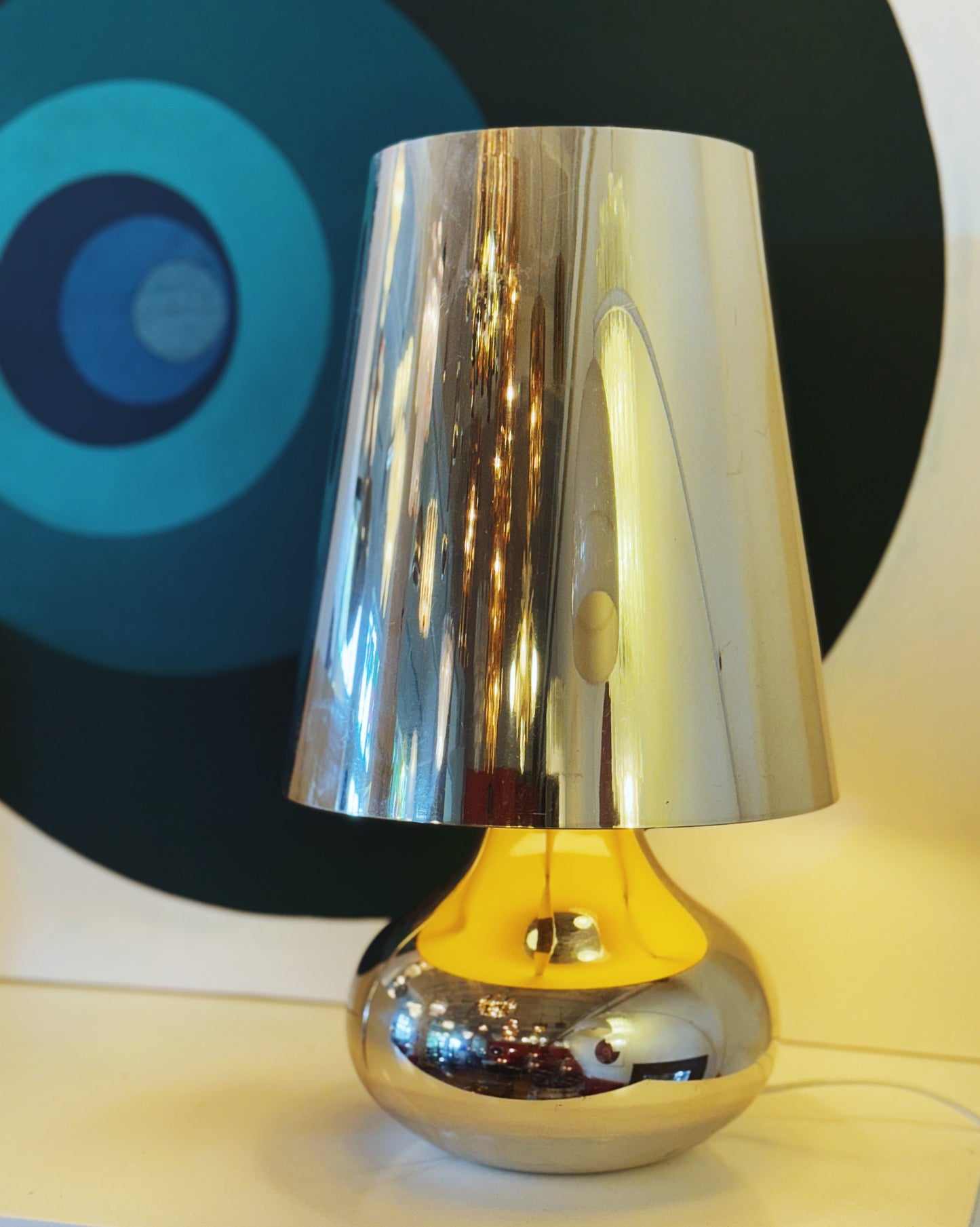 KARTELL / Metallic Light Gold Cindy Lamp by Ferruccio Laviani