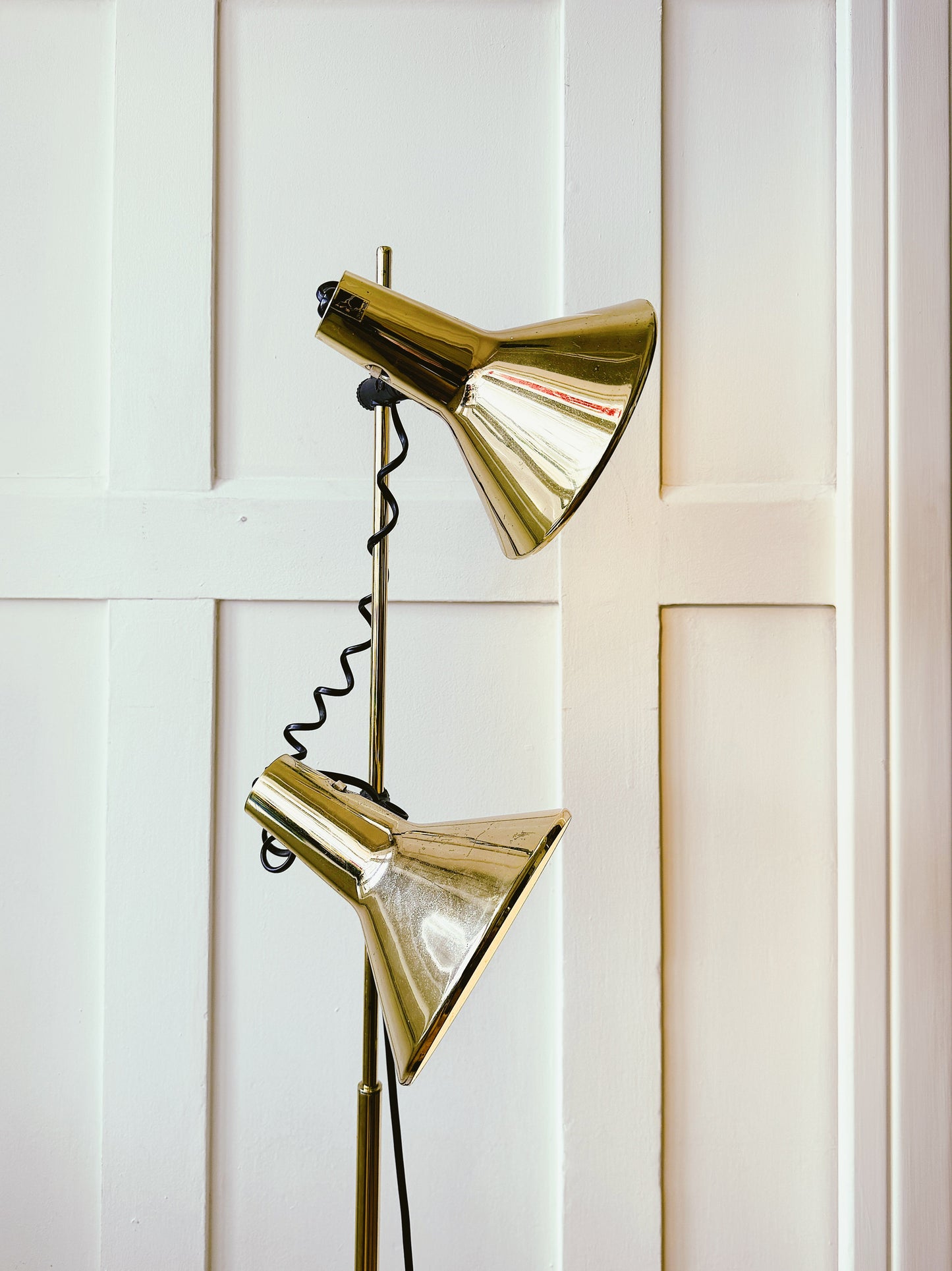 PLANET / Golden Model P Twin Spot Floor Lamp