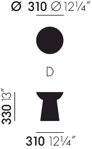 VITRA / Cork Family Stool By Jasper Morrison, 2004 - Model D