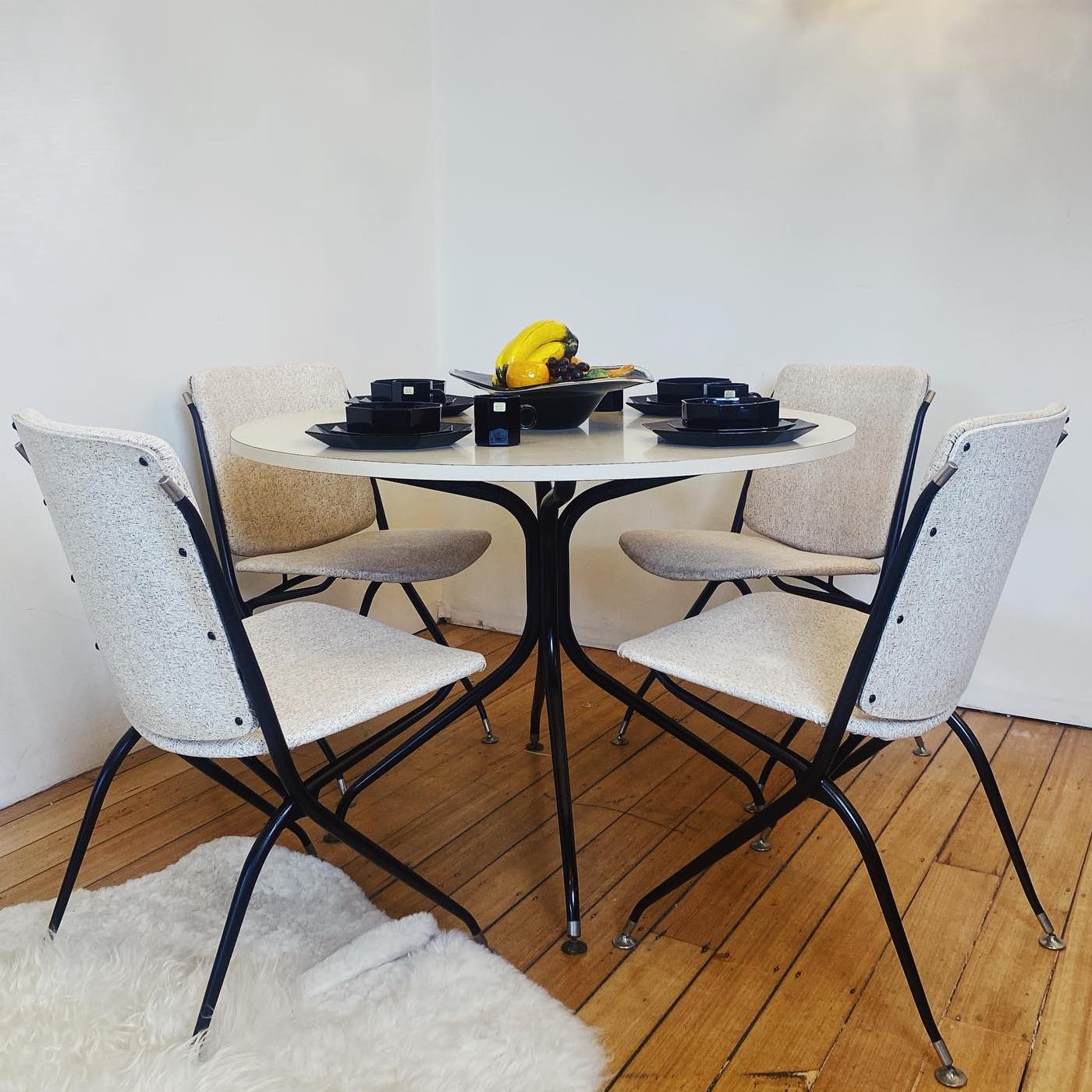 FEATHERSTON / Arabesque 1950's Dining Setting by Aristoc Industries