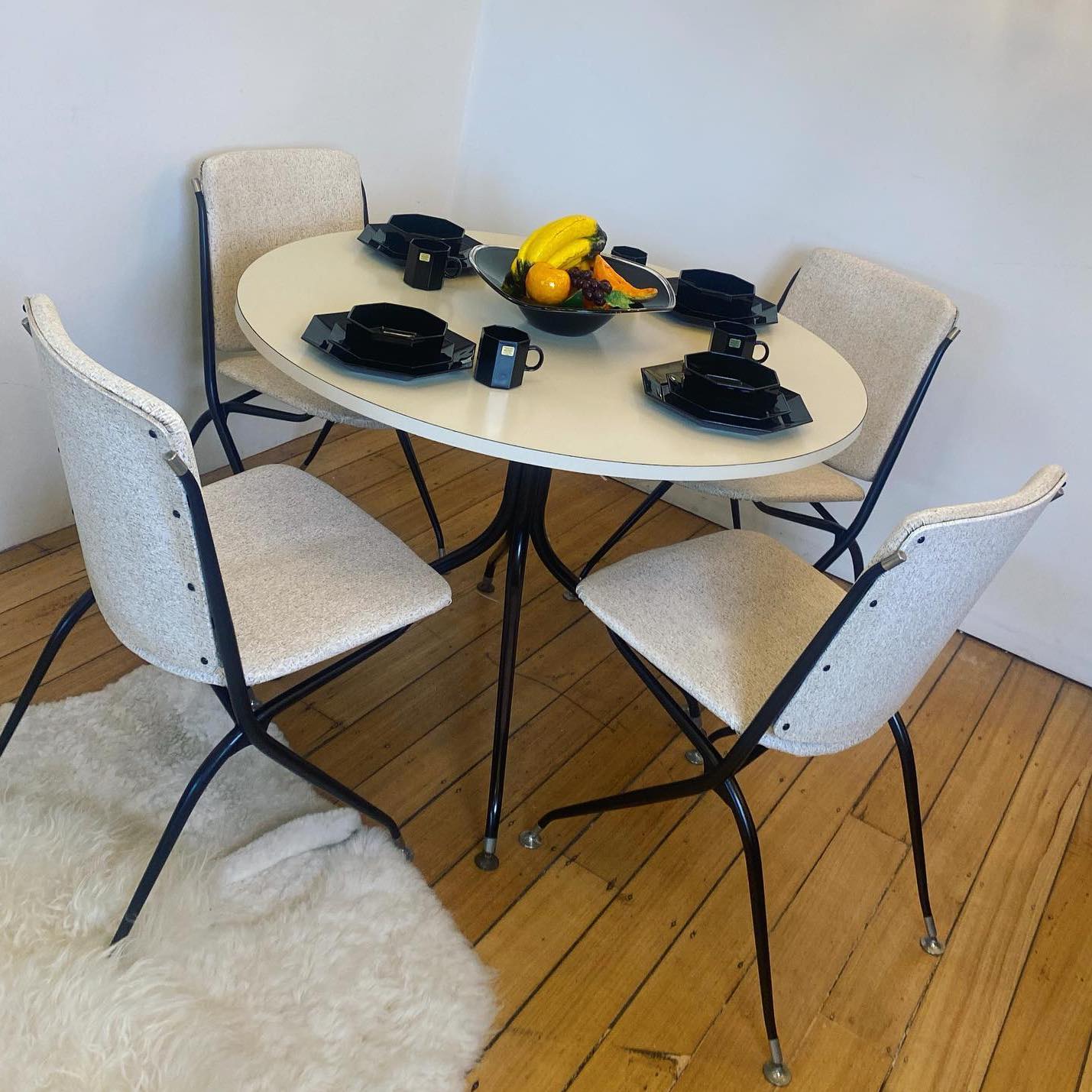 FEATHERSTON / Arabesque 1950's Dining Setting by Aristoc Industries
